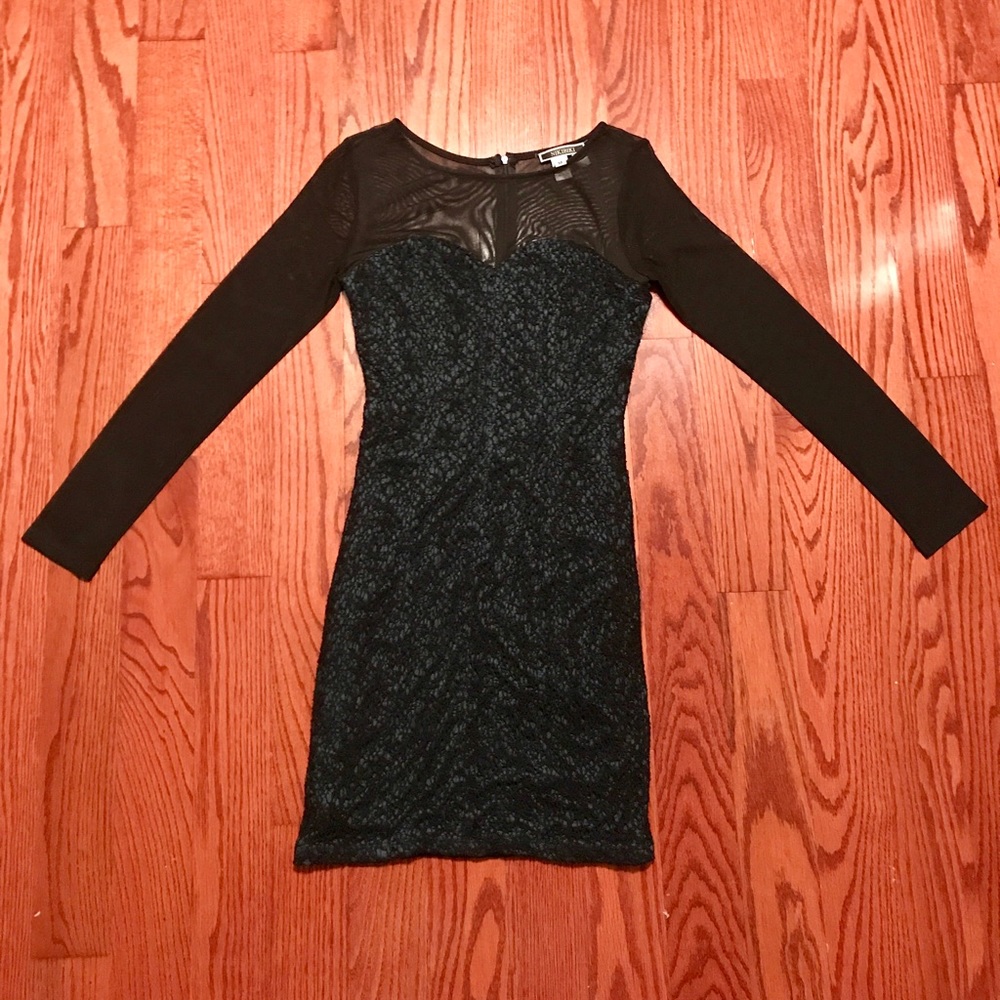Nikibiki Black Evening Dress Sheer & Lacy