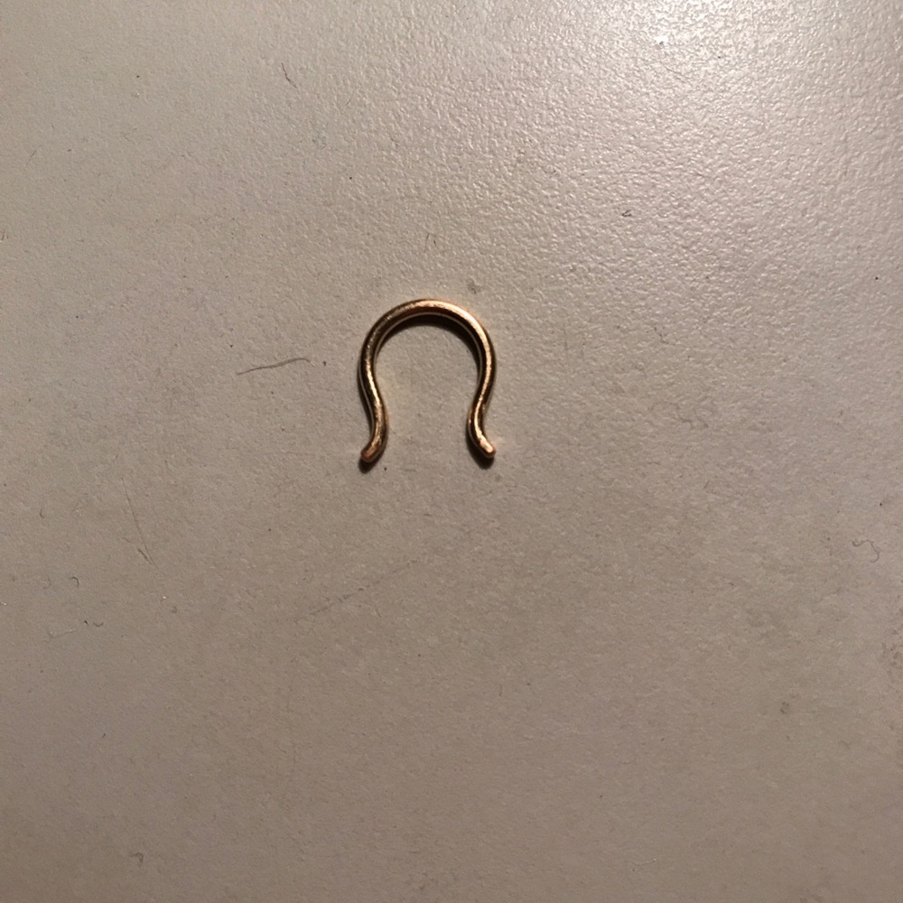 16g yellow gold filled retainer septum