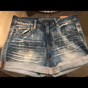 American eagle jean shorts