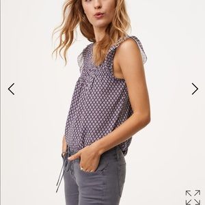 Diamond smoked flutter top Diamond smoked flutter top