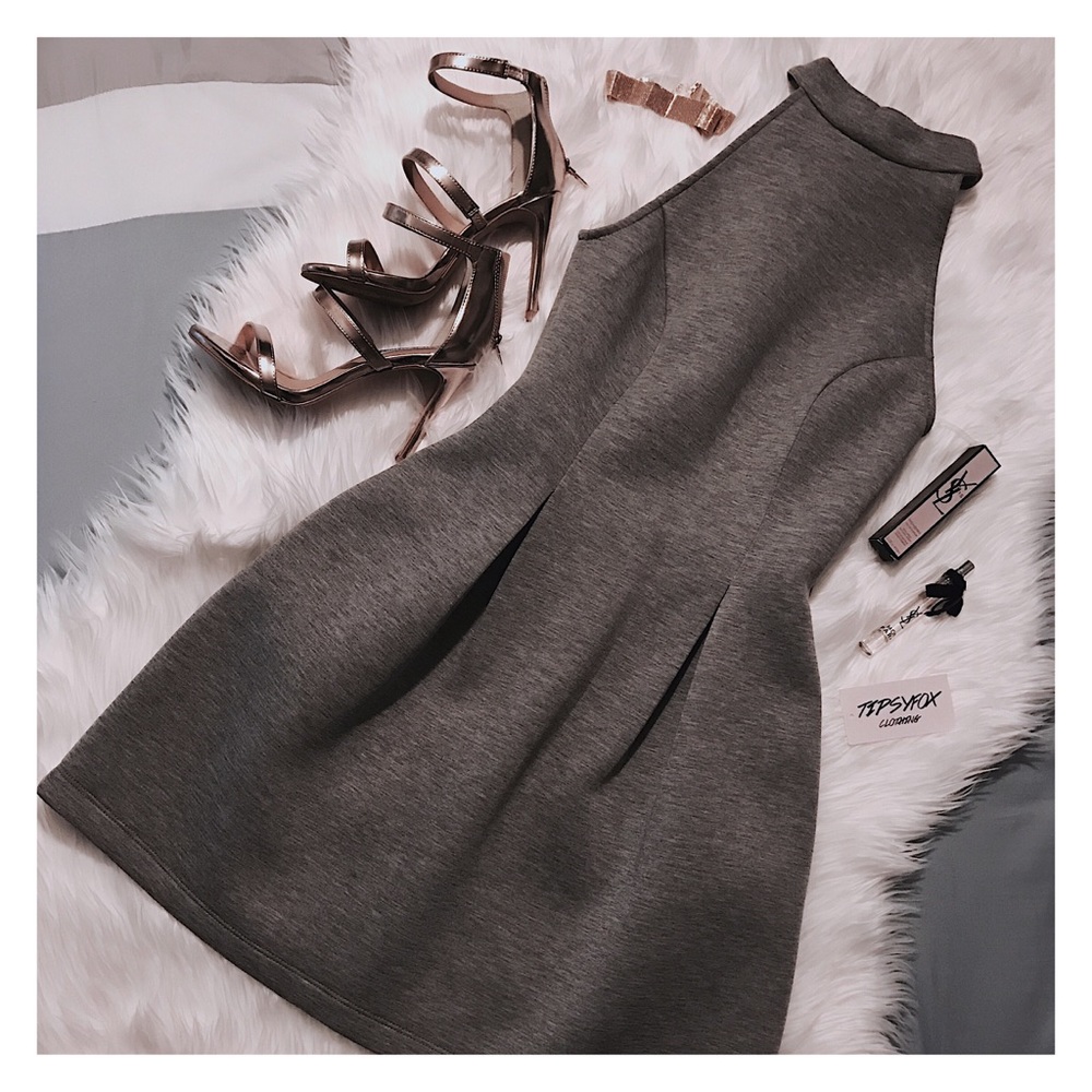 ⚡️FLASH SALE ⚡️ Gray Classy Dress