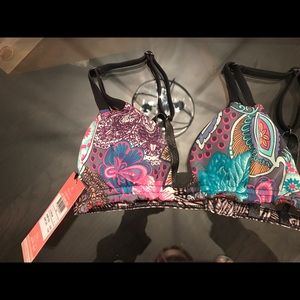 Maaji bathsuit top (reversible)