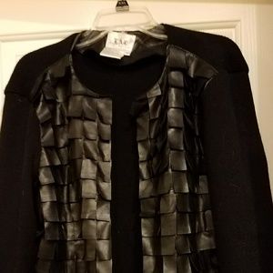 Black cardigan xl Faux leather
