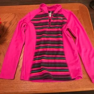 North Face fleece pullover Girls size Lg (14/16)