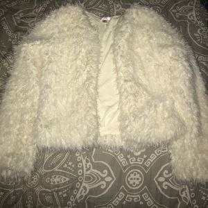 Faux fur coat