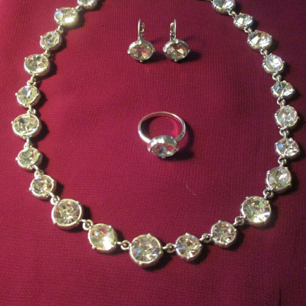 Brilliant Chrystal Set_PROPOSE BUNDLE with other closet items!!