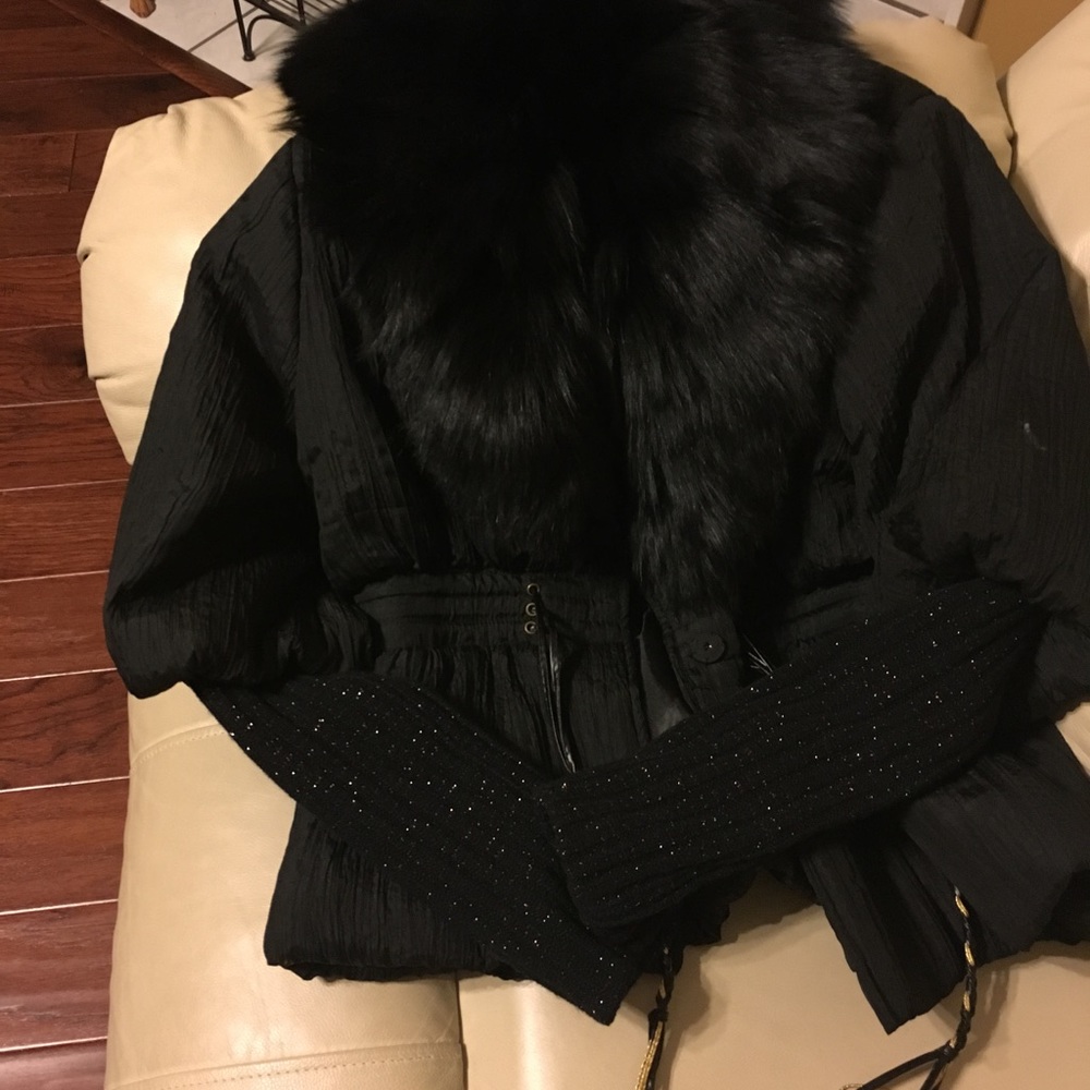 3/4 length Black Coat