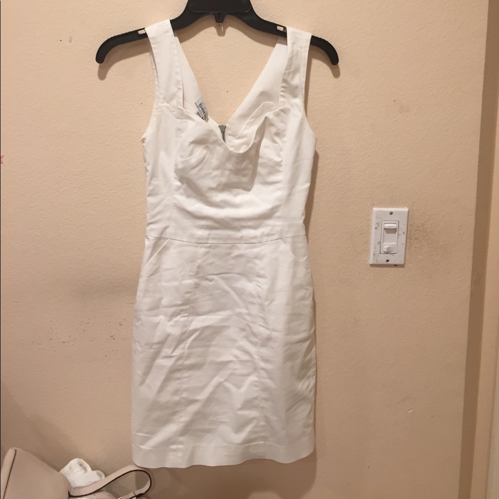 Bebe white dress