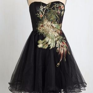 Poshmark Perfect Poise Tulle Dress in Peacock