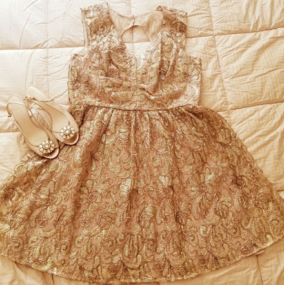 Modcloth Twinkling at Twilight Sequin Dress