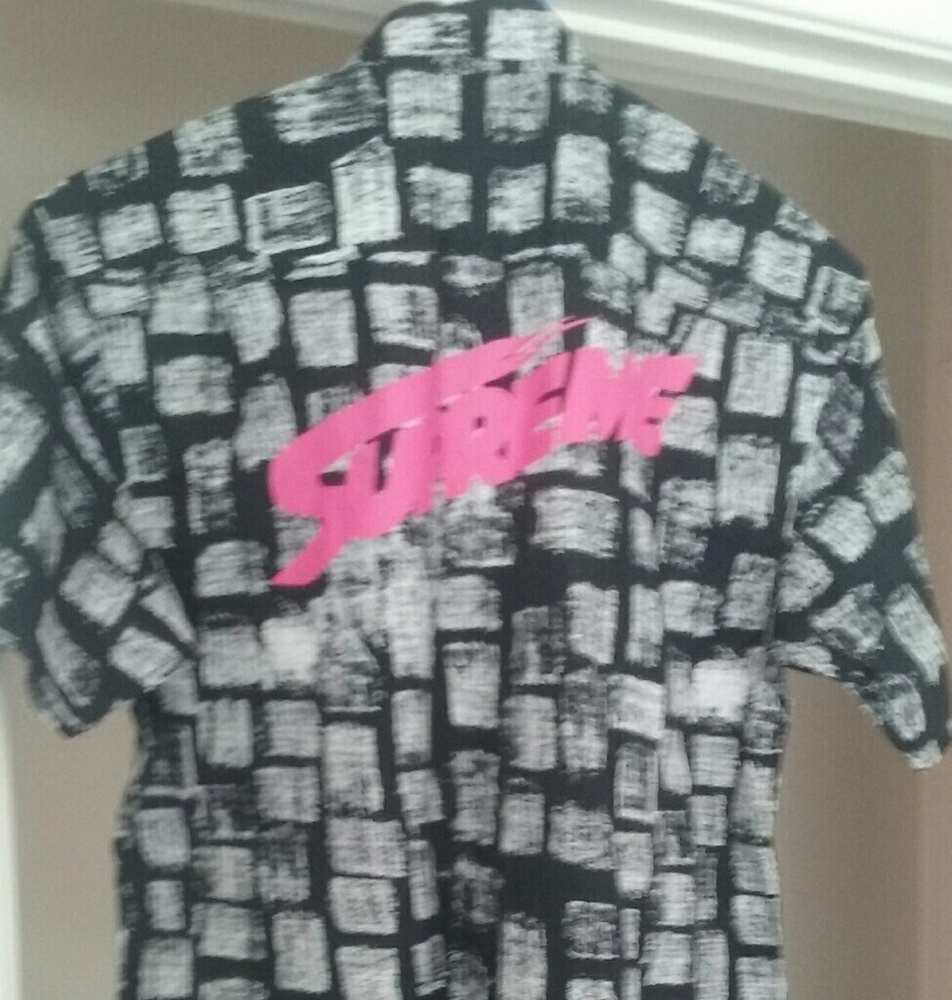Supreme button up shirt