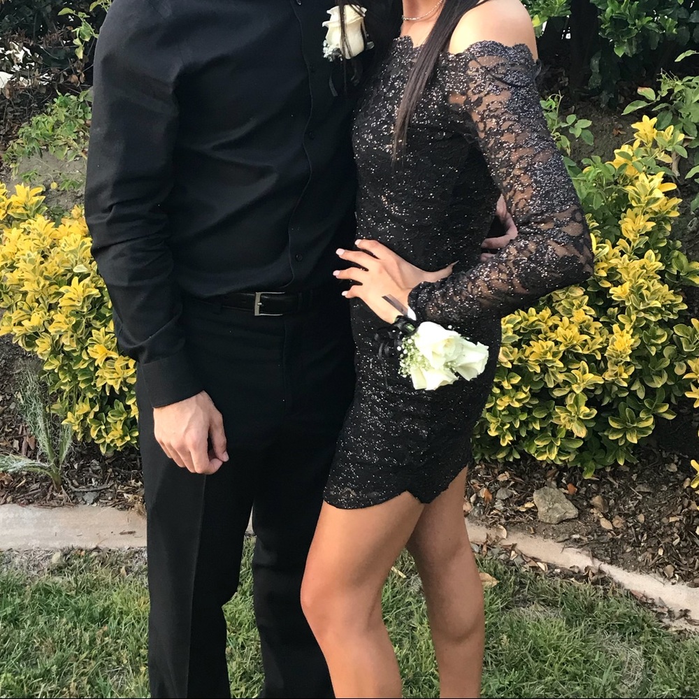 Black Windsor dress