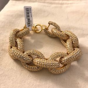 BRAND NEW J.Crew Pave Link Bracelet