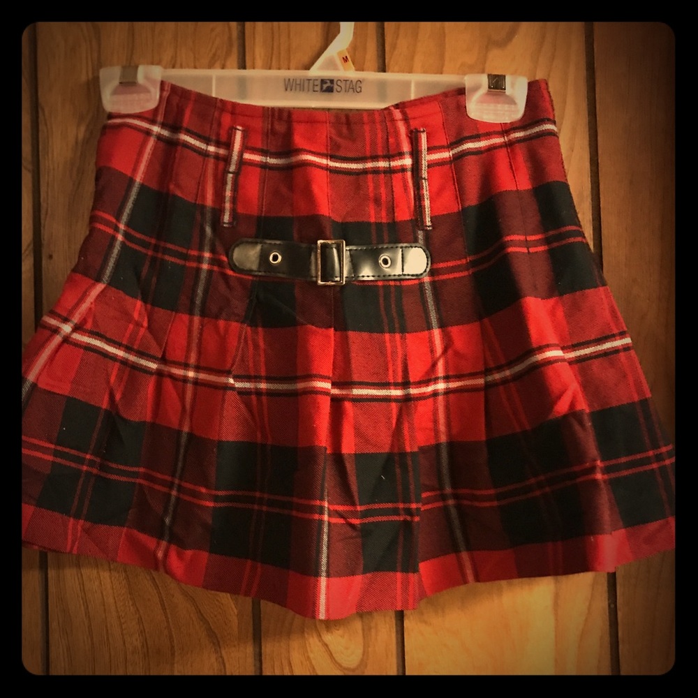 Mary-Kate And Ashley plaid skirt