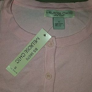 Light pink Melrose Chic cardigan