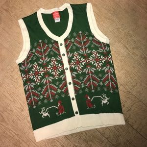 Christmas sweater vest Christmas sweater vest