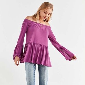 Urban Outfitters Off the Shoulder Top Urban Outfitters Off the Shoulder Top