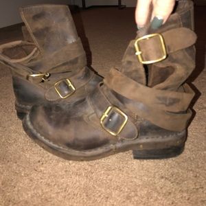 Jeffrey Campbell size 7 short moto boots