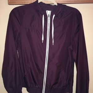 Zine Maroon Windbreaker