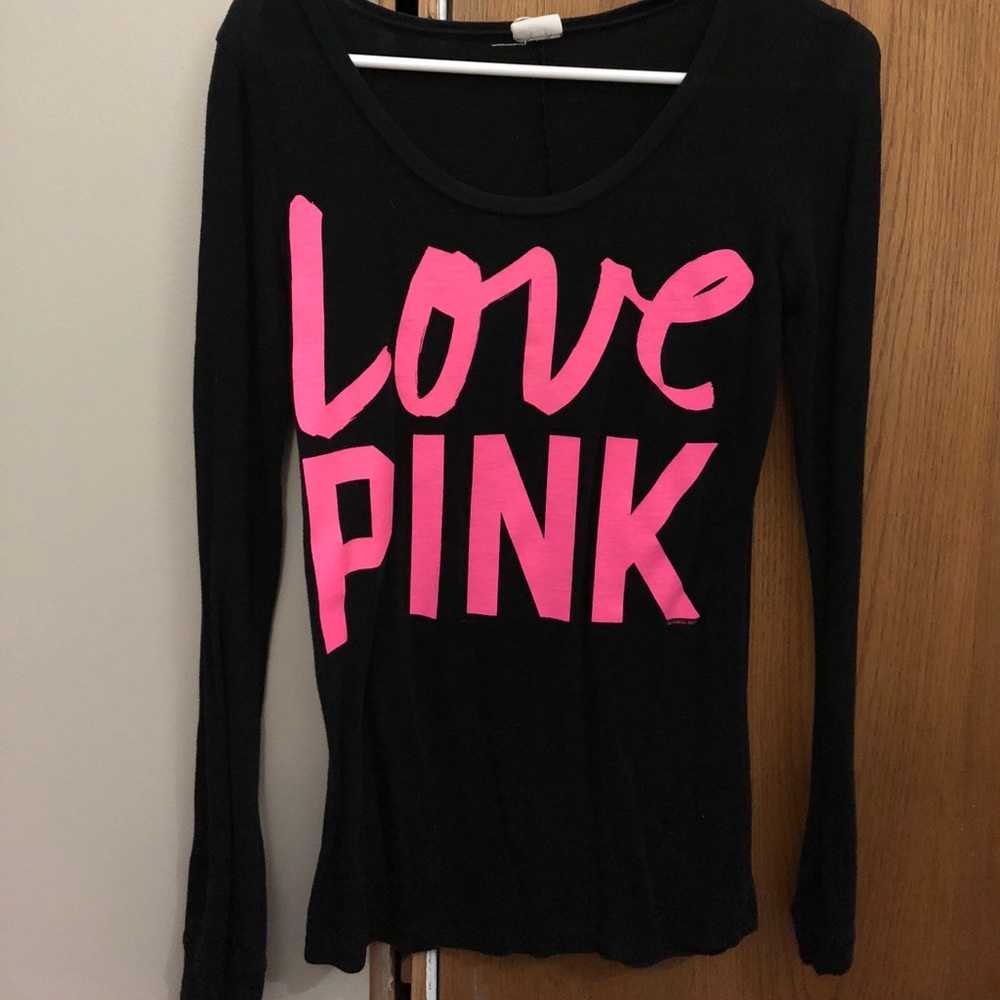 Long sleeve black shirt from VS PINK