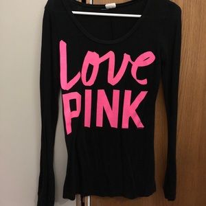 Long sleeve black shirt from VS PINK