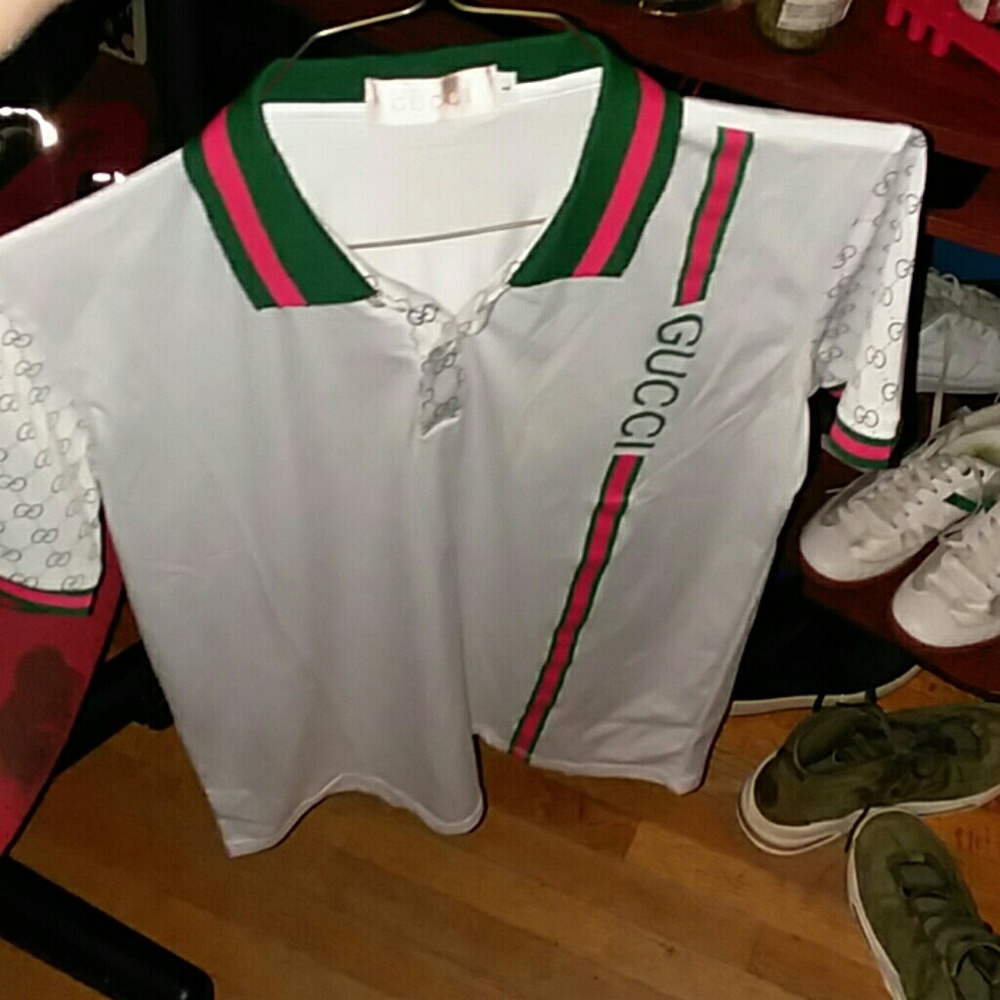 Gucci dress shirt Medium in men's it shrunk