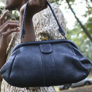 Women's vintage dark blue clutch purse Women's vintage dark blue clutch purse