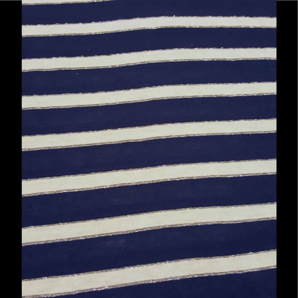 Tommy Hilfiger Navy & White & Silver T-Shirt - Picture 2 of 4