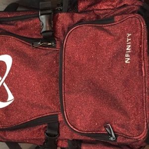 Red Sparkle Nfinity Cheer Backpack