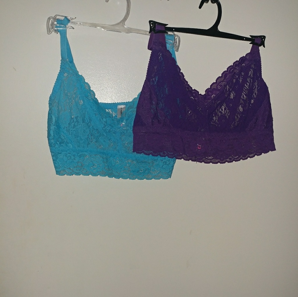 Lace bralettes