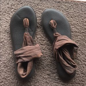 Sanuk Yoga Mat Sling Flip Flops