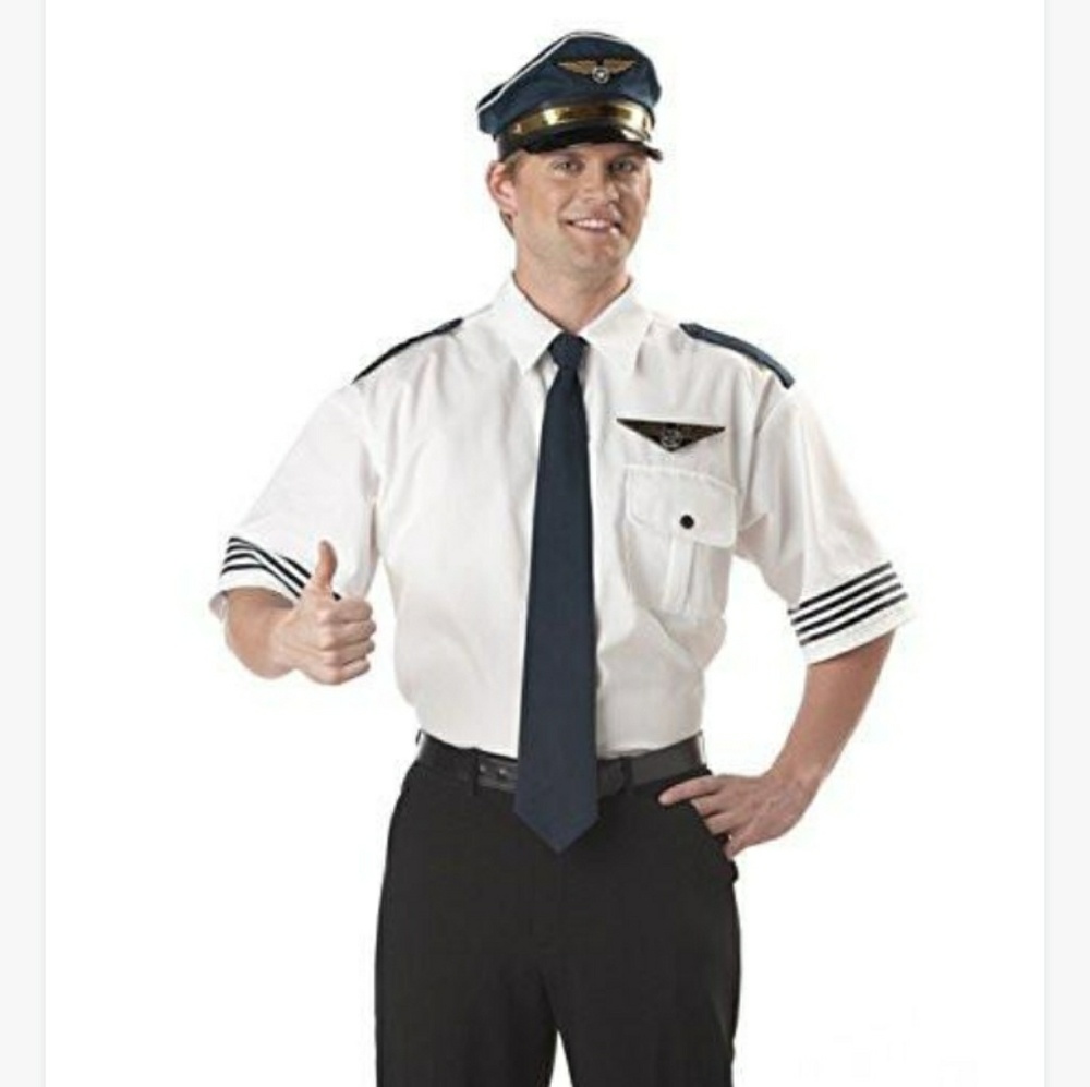Pilot Shirt Uniform Costume