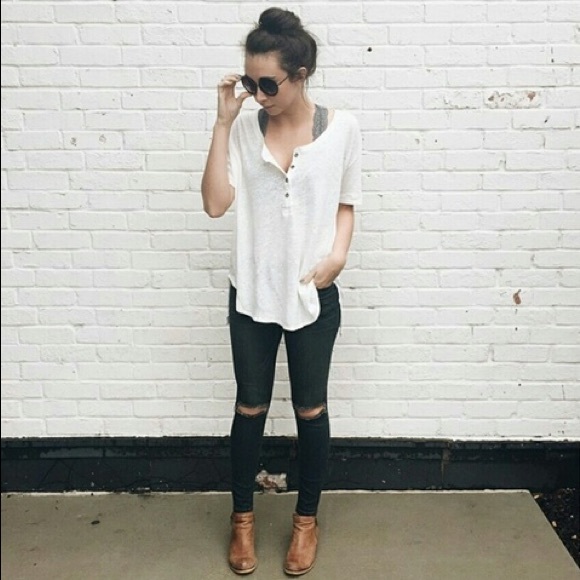 Free People Denim - Free People Destroyed Ankle Jeans