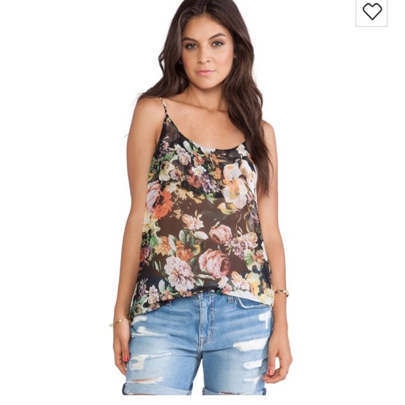 Show Me Your MuMu Tops - Show Me Your Mumu Estella Topslip in Madame Fleur