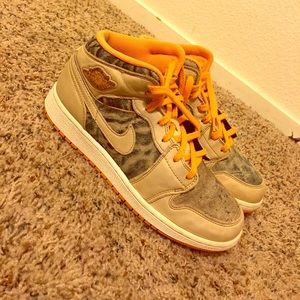 Air Jordan 1 (GS) Birch/Light Melon