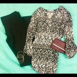 Black & White Tunic