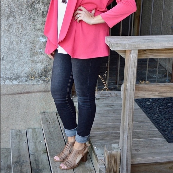 Genuine Leather Boho Chic Peep Toe Cut Out Sandals - Picture 3 of 4