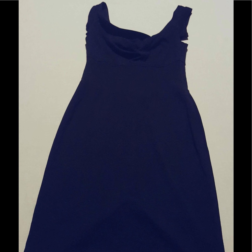 Body Con LBD With Slight Cowl Neck