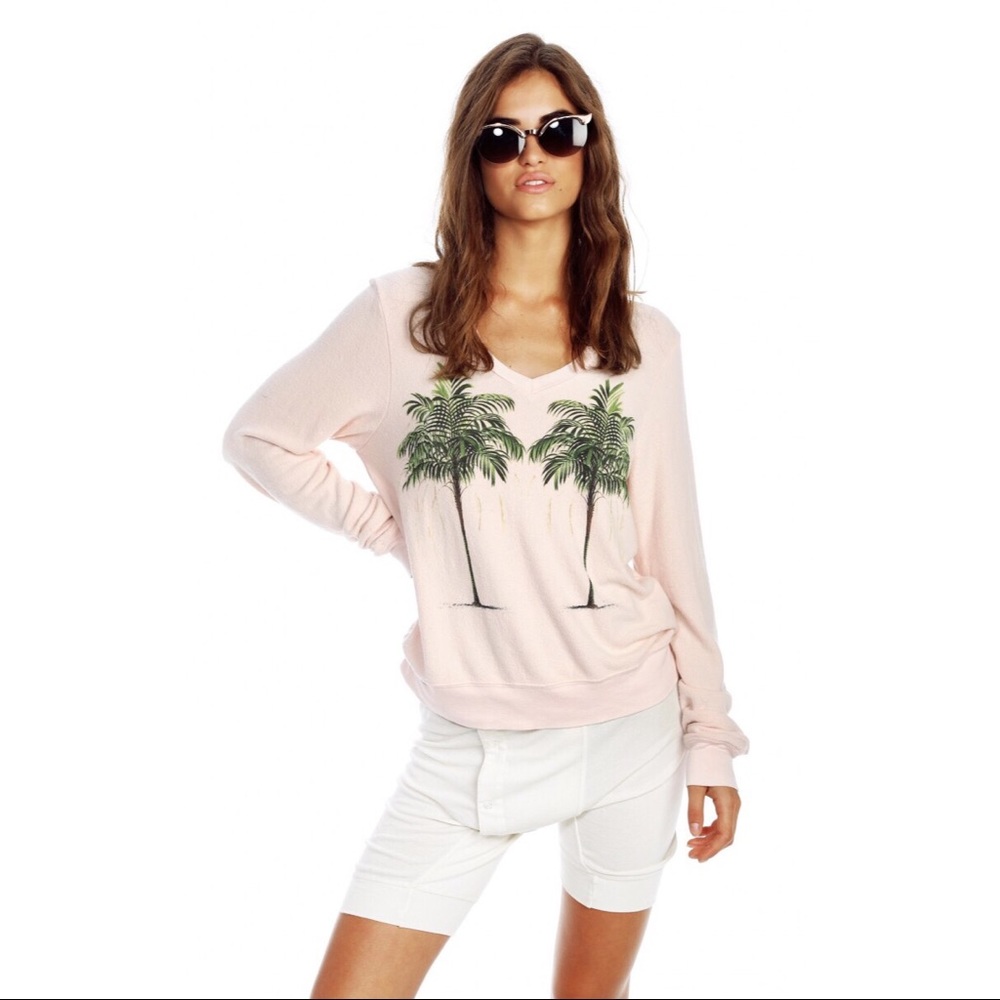 {Wildfox} Twin Palms Jumper - Picture 1 of 5
