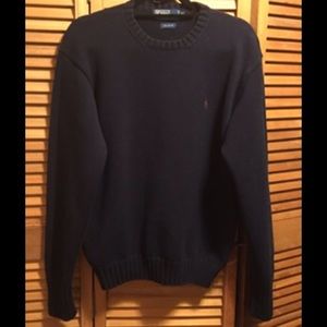 Polo Ralph Lauren Navy Blue Crew Neck Sweater Polo Ralph Lauren Navy Blue Crew Neck Sweater