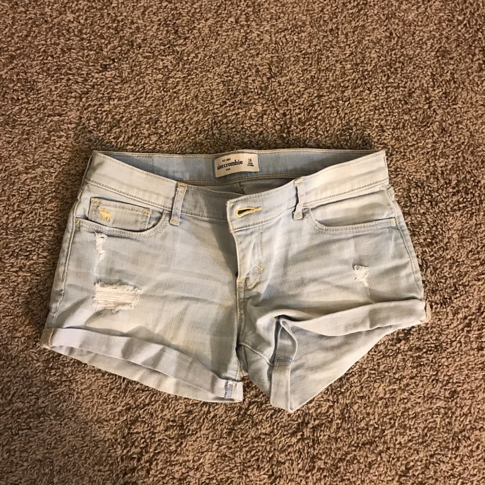 Abercrombie Light Denim Shorts