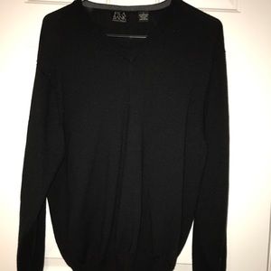 Jos. A Bank men's vneck black sweater- never worn Jos. A Bank men's vneck black sweater- never worn
