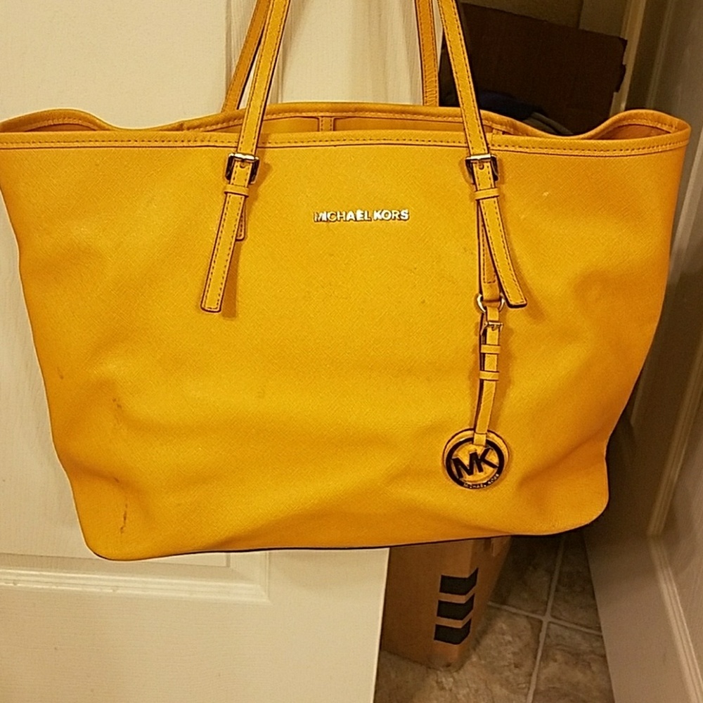 Mustard authentic MK Tote