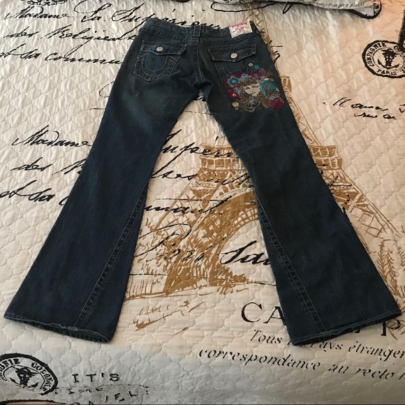 True Religion VTG Joey Twisted Flare “Miss Groovy" Jeans - Picture 3 of 8