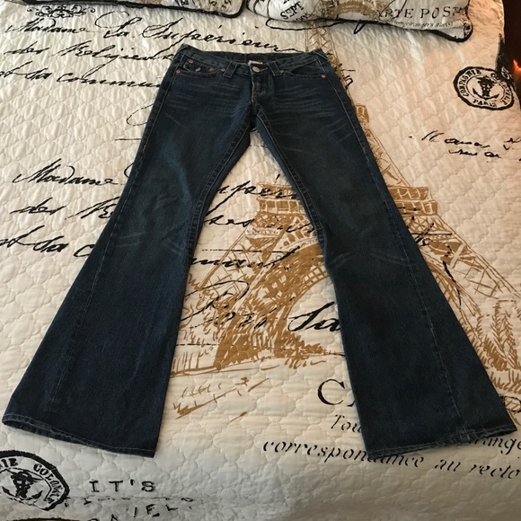 True Religion VTG Joey Twisted Flare “Miss Groovy" Jeans - Picture 4 of 8