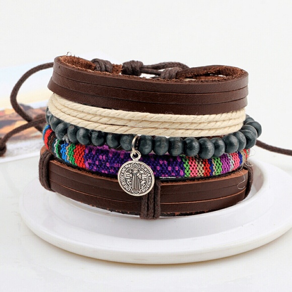 South America Style 4 layers Bracelet - Picture 2 of 5