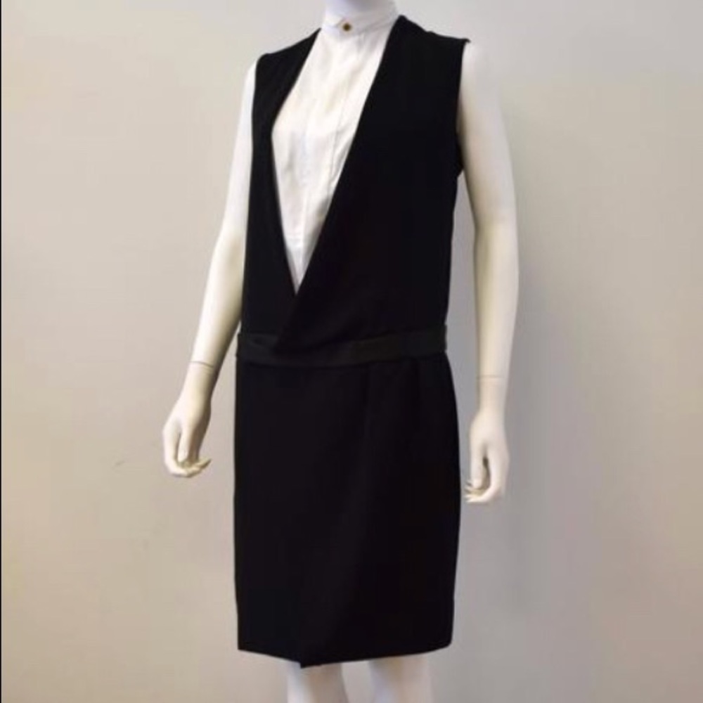 CELINE tuxedo dress