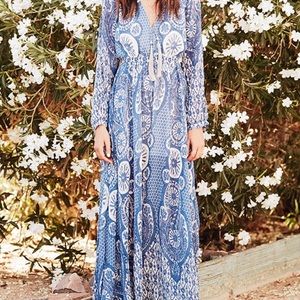 Lulus Cloud Catcher Maxi Dress