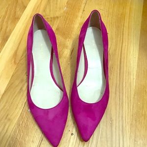 Nine West Smith Suede Pumps - Pink - Size 7