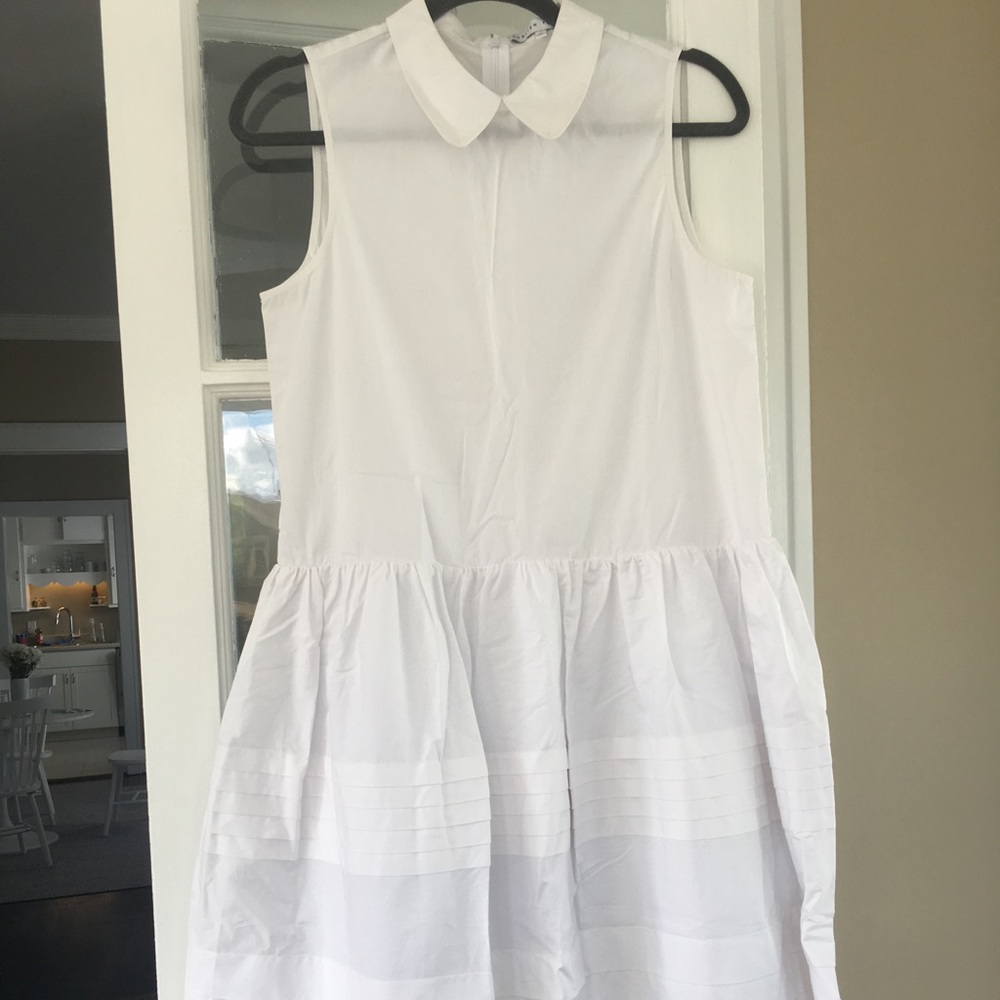 Collared drop waist dress